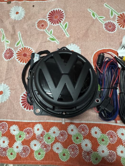 Simbolo VW com camara traseira