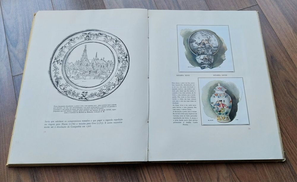 Livro porcelana da China 1956 edição numerada