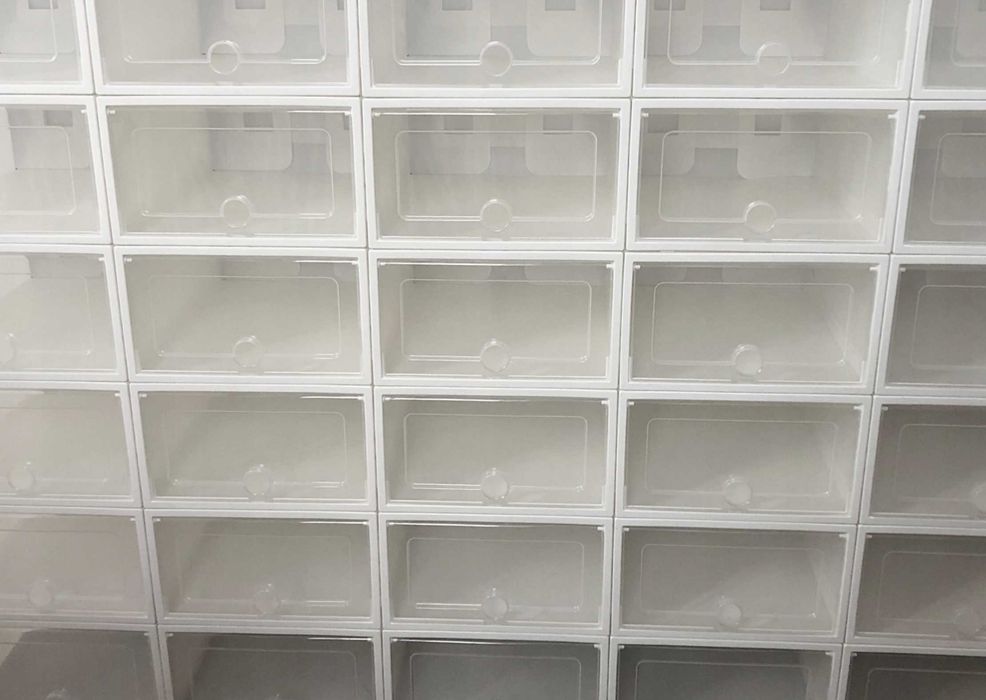 10 x Pudełka Na Buty Pojemnik Organizer Z Klapą