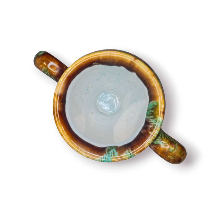 Vaso/Cântaro Rústico Português Vidrado – 21 cm (2 asas)