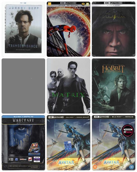 Оригінальні імпортні 4K UltraHD та Blu-ray Steelbook релізи