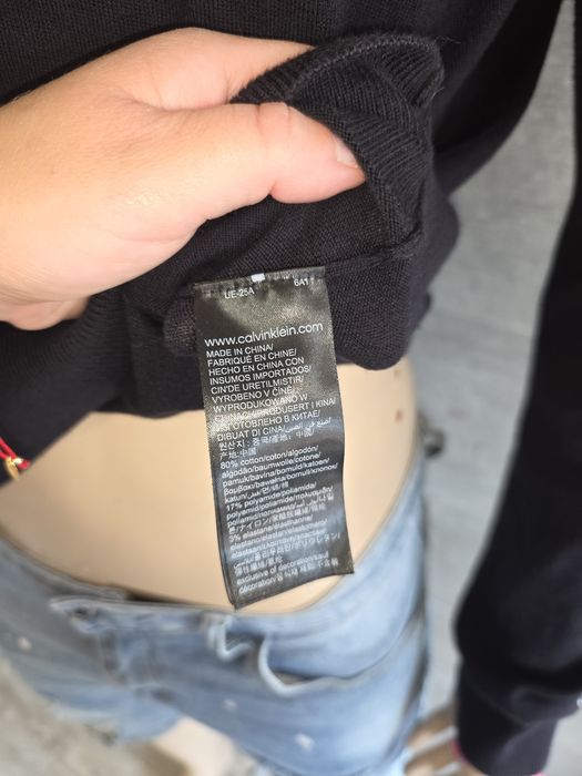 Calvin Klein męski sweter czarny XL oryginalny stan idealny
