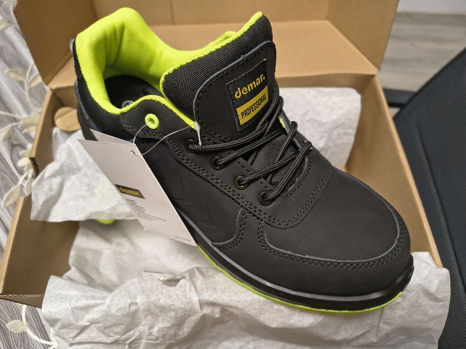 Buty robocze męskie ochronne BHP  proof podnóżek róż. 43 Demar