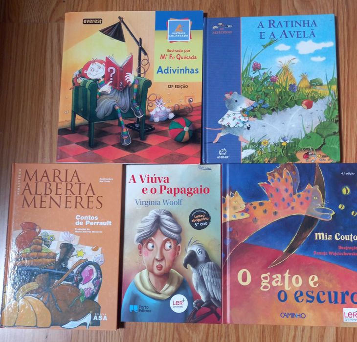 Livros Infantis - Docinho de Morango, Ruca. Mia Couto, José Saramago..