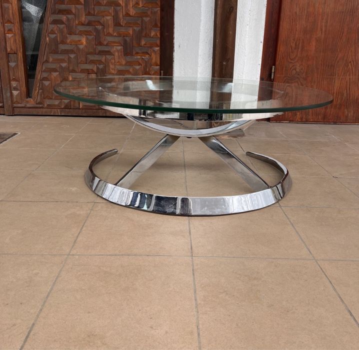 Boris Tabacoff dla Mobilier Modular Moderne, stolik kawowy Scimitar