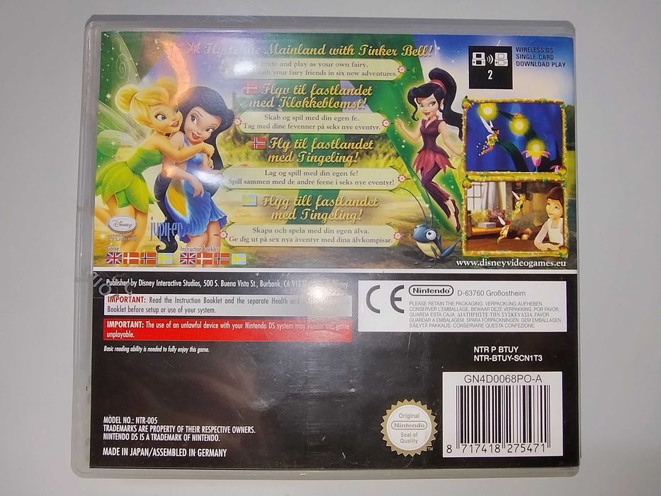 Tinkerbell And The Great Fairy Rescue - Nintendo DS