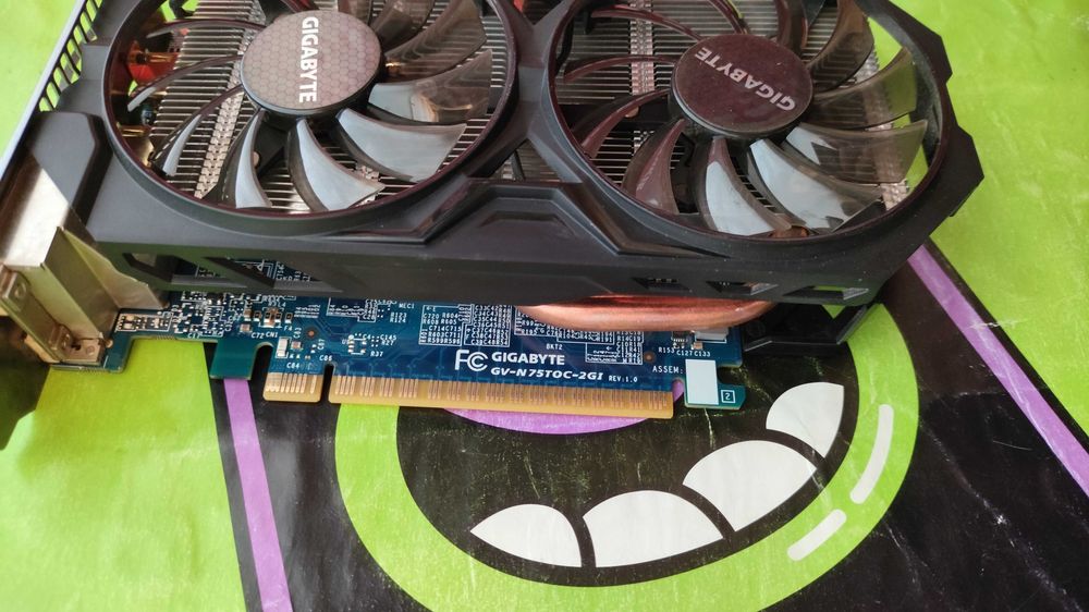 Відеокарта Gigabyte gtx 750 ti windforce 2x oc 2gb під ремонт