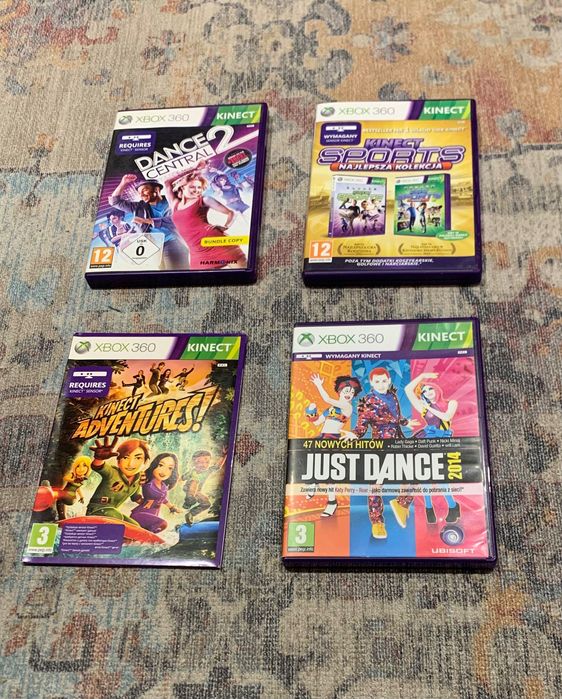 X-Box 360 250 GB Kinect + gry