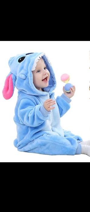 Nowy kombinezon piżama Stitch 70 cm