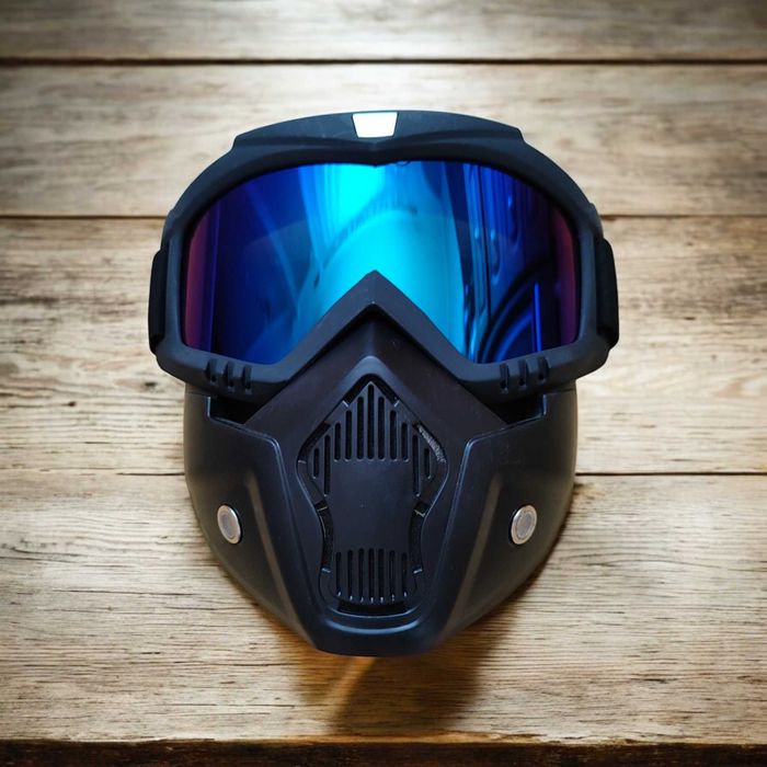 Захисна маска трансформер, кросові ендуро мото окуляри