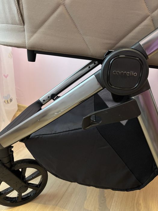 Wózek dziecięcy Carello Omega 2025 2w1 – beżowy
