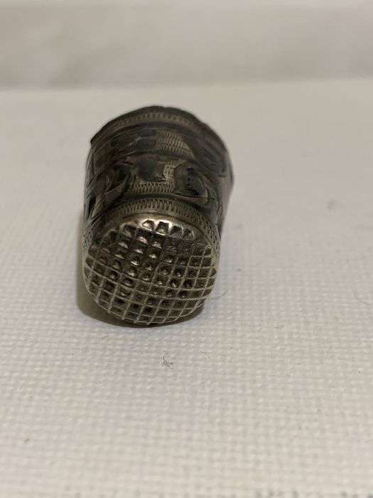 Старинный коллекционный наперсток 84 пробы