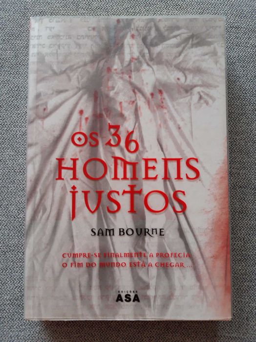 Livro "Os 36 Homens justos" de Sam Bourne