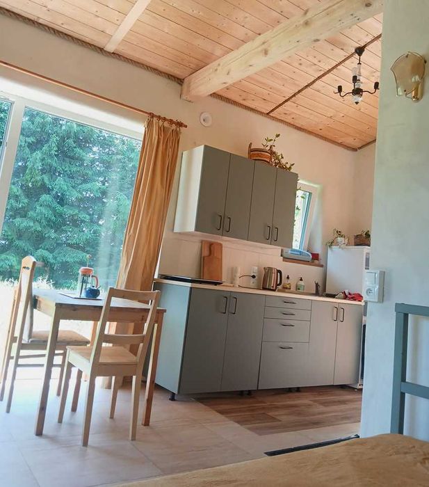 Mały domek na urlop pod lasem Nocleg