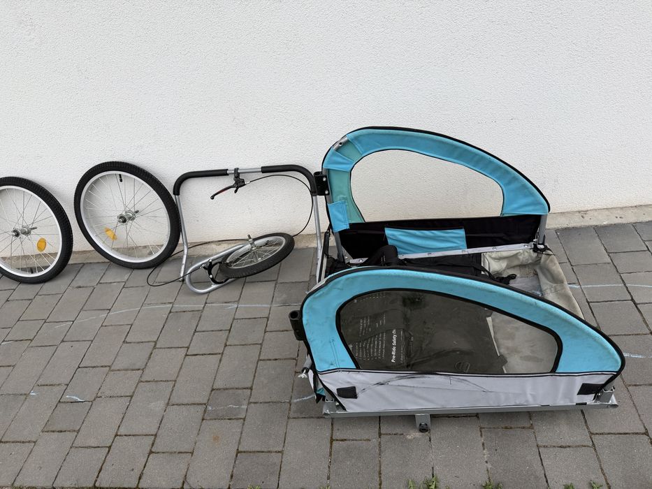 Riksza przyczepka rowerowa wozek