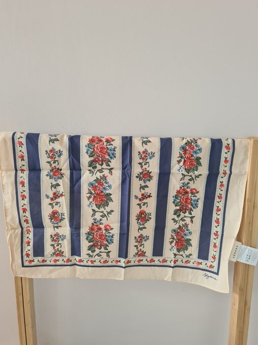 Apaszka sezane paski kwiatki