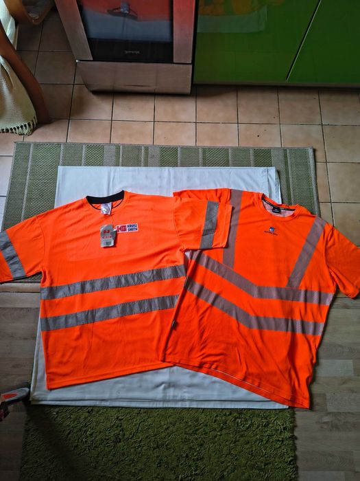 2 koszulki robocze odblaskowe rozmiar XL i XXL