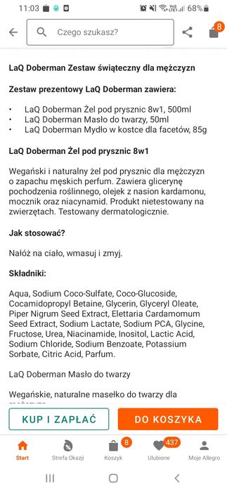 Zestaw dla mężczyzn