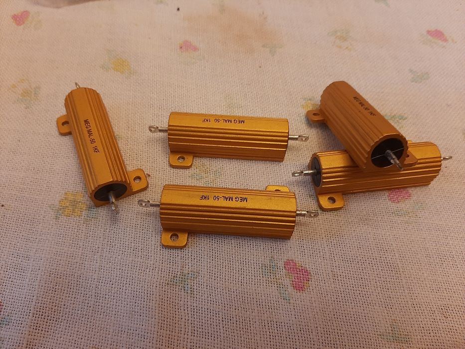 Резистор 1 ком 50 вт  в алюминиевом корпусе