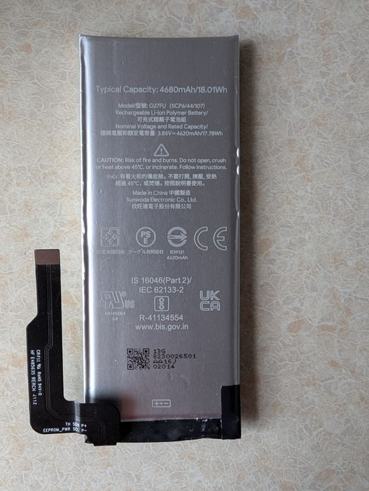 Оригінальний акумулятор google pixel 5a