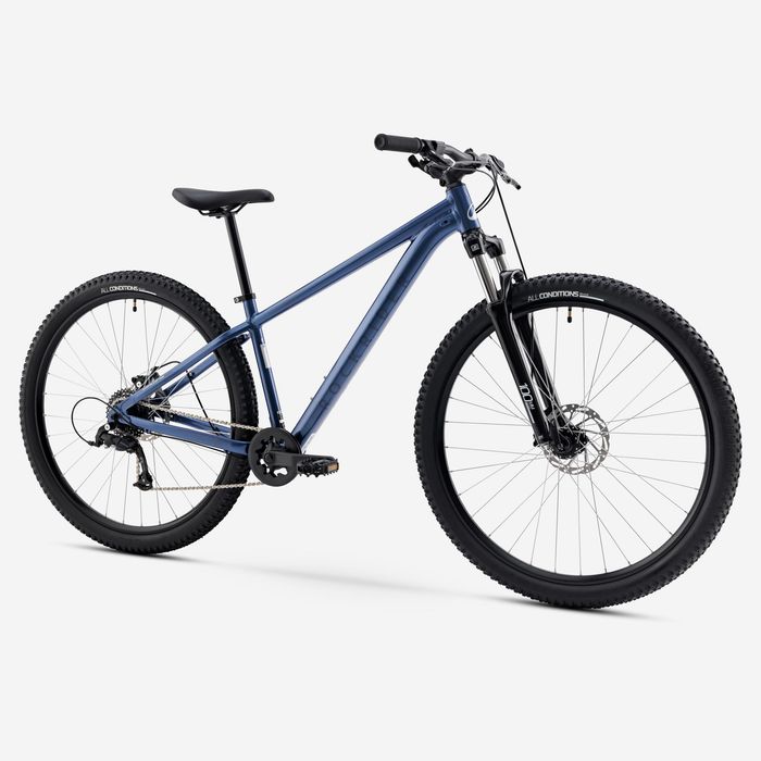 Bicicleta BTT de Passeio Semirrígida 29" Quadro Alumínio EXPL 100 Azul