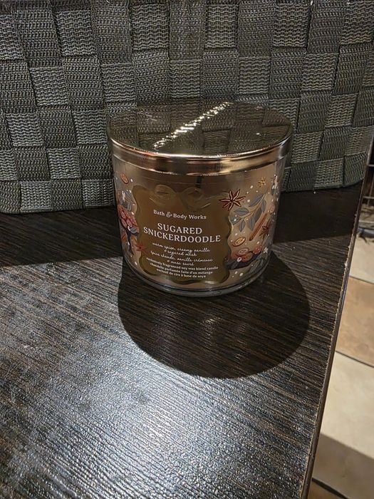 Sugared Snickerdoodle świeca 3 knotowa bath and body works