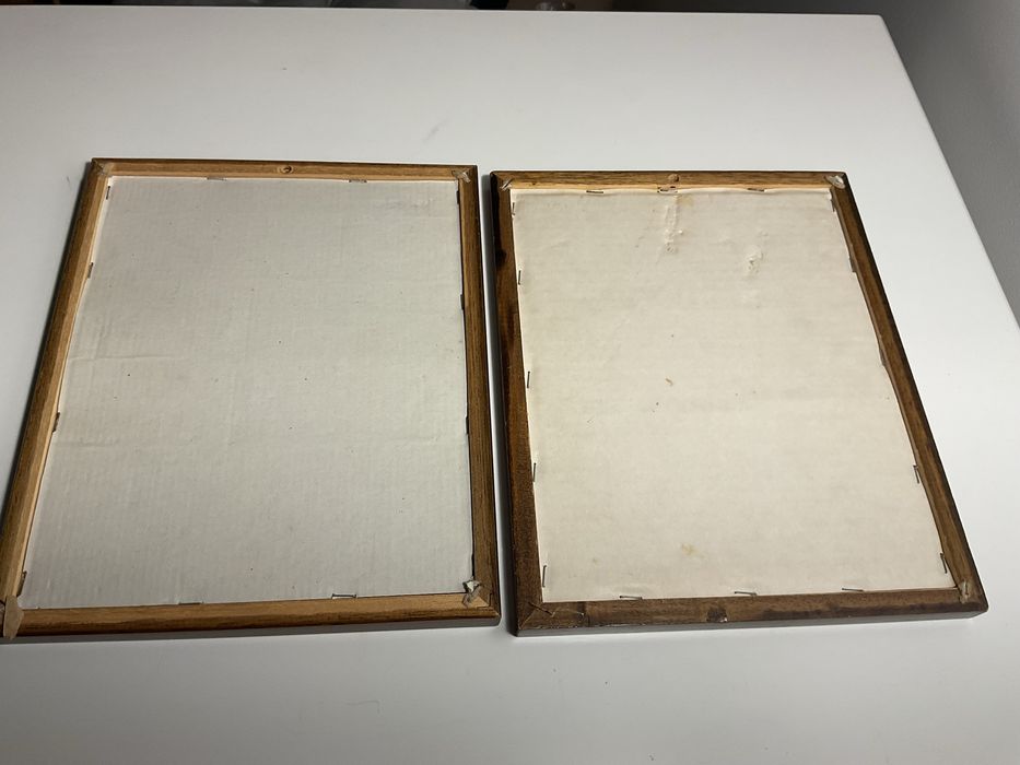 Conjunto de 2 quadros decirativos antigos