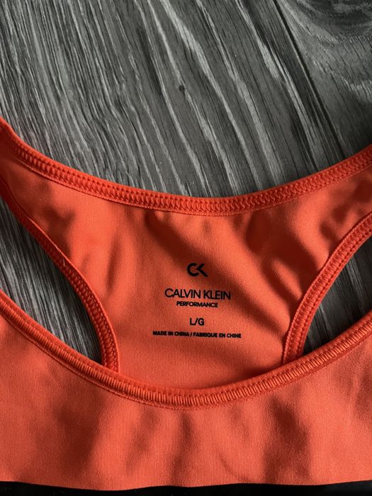 Nowy z metką Biustonosz sportowy, top  Calvin Klein Rozmiar L