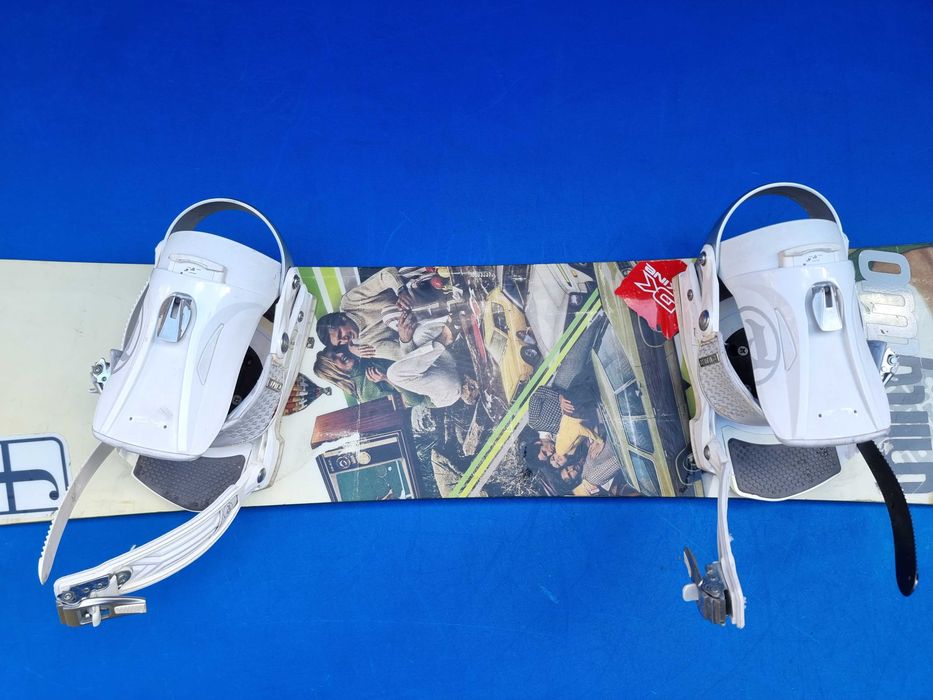 Deska snowboard Jeenyus Foursquare 150cm + wiązania Palmer Reactor