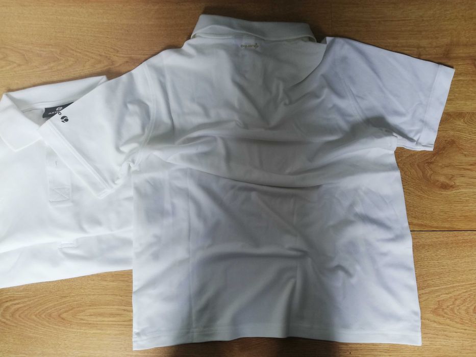 3 Polos Brancos Desporto- Decathlon - 14 anos