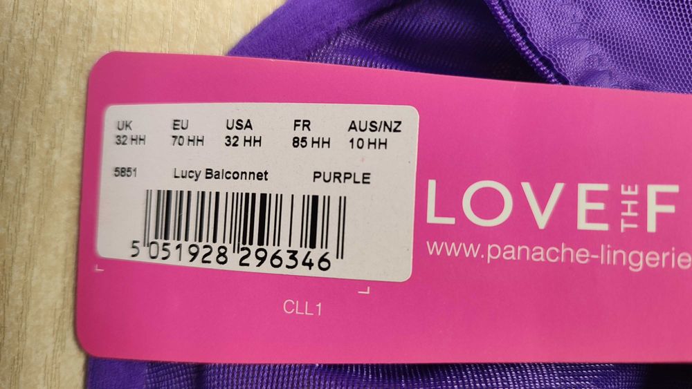 BISTONOSZ Lucy Balconnet rozmiar EU:70HH CLEO by Panache