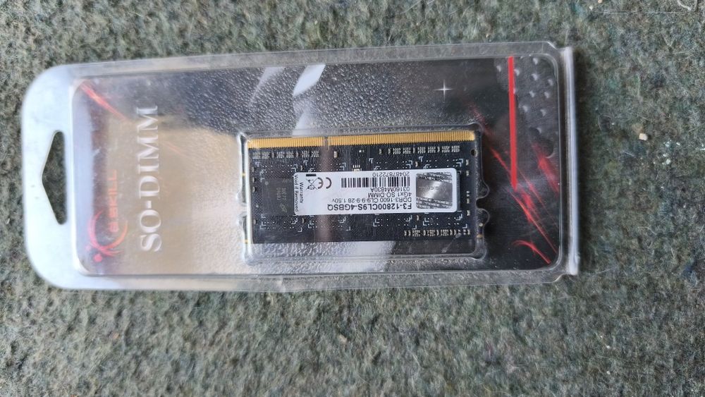 Memoria RAM gskill 4gb portátil