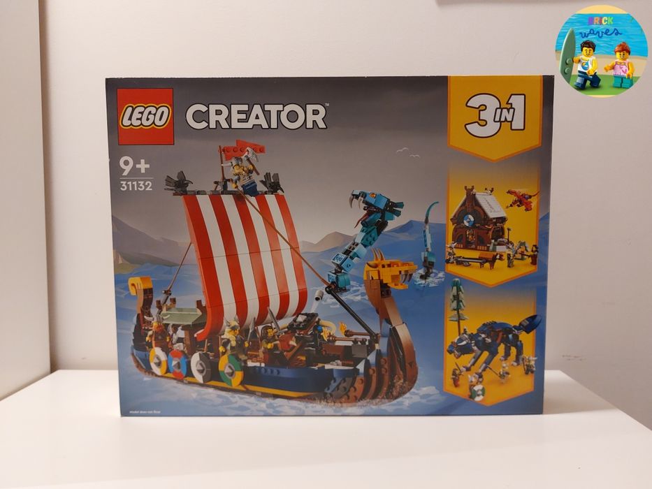 ENVIO GRATIS-LEGO 31132 Viking Ship and the Midgard Serpent (Creator)