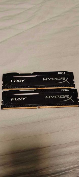 Оперативная Память HyperX FURY 8GB (2шт по 4гб) 2400 DDR4