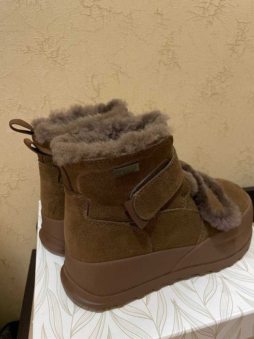 ЗИМОВІ черевики, натуральна замша, 38 повномірні