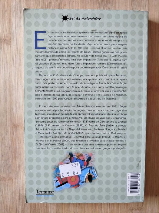 O Anel de Átila- A Decadência do Império Romano de Albert Salvadó