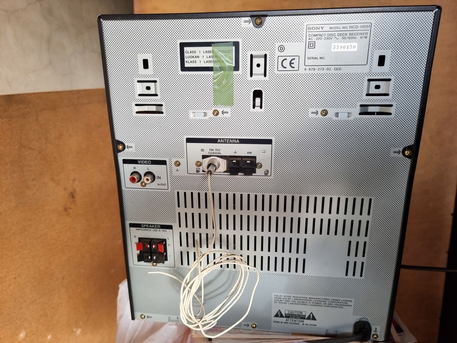 Aparelhagem Sony,+ oferta de colunass