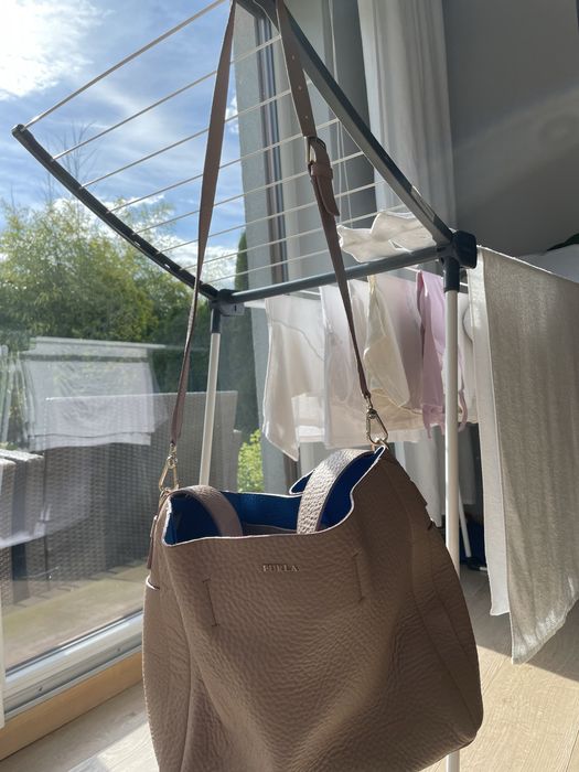 Furla, torebka, torba, pudrowy róż