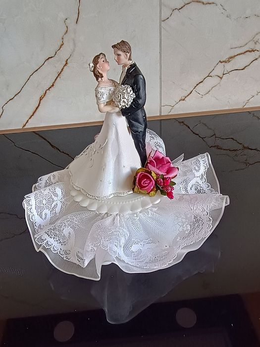 Ozdoba ślubna na tort