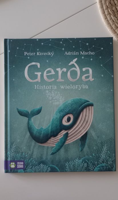 Książka dla dzieci "Gerda, historia wieloryba."