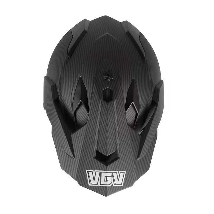 Мотошолом VGV WS-902 кросовий/ендуро, інтеграл, карбонова текстура
