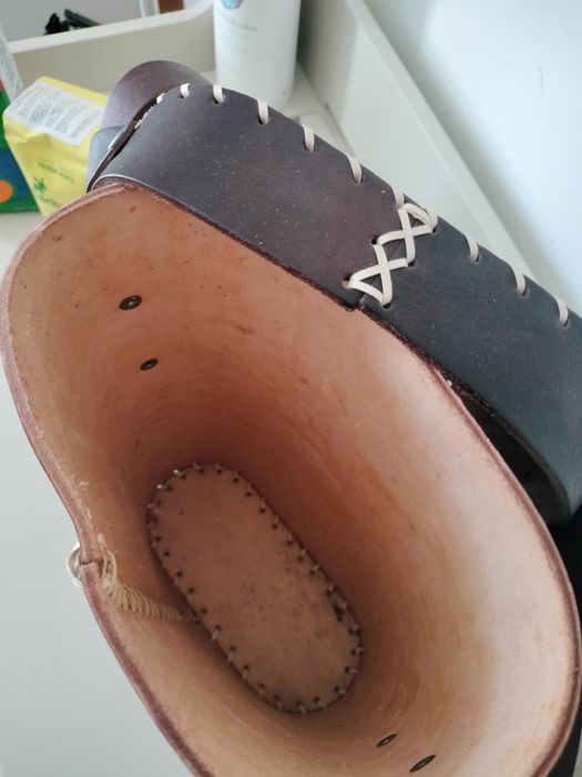 Mala em Pele para transporte de Mate