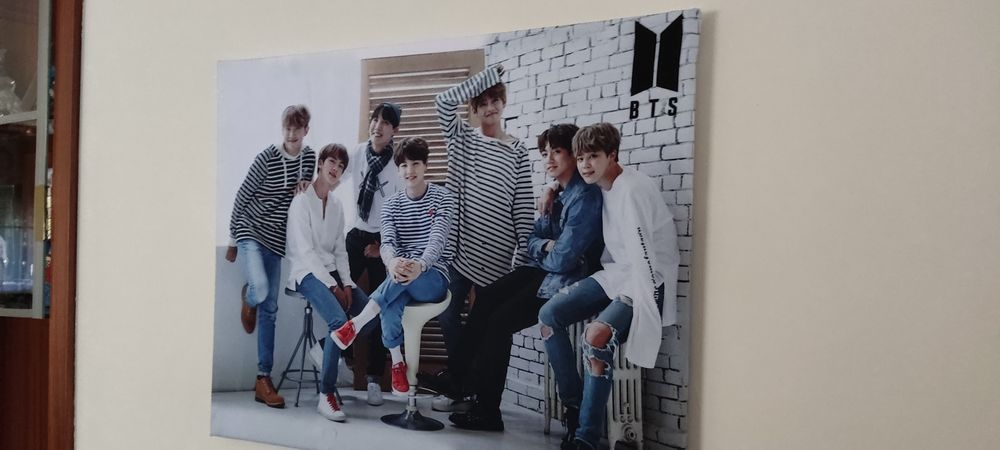 Quadro da banda BTS