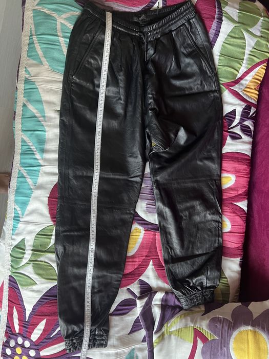 Брюки best штани жіночі натуральна шкіра джогери best