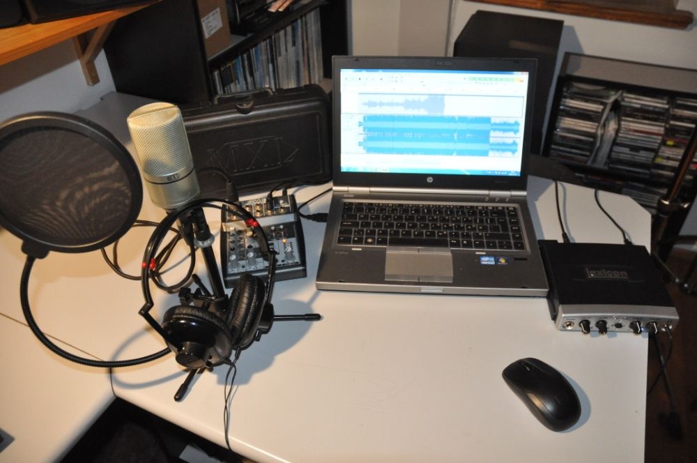 Mobilne Studio-Mikrofon MXL990,Lexicon,Mikser,Słuchawki,kable