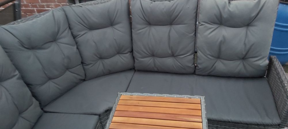 Zestaw ogrodowy rattanowy ratan balkon altanka ogród taras