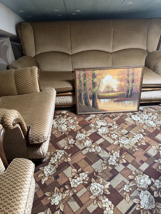 Sofa com duas poltronas