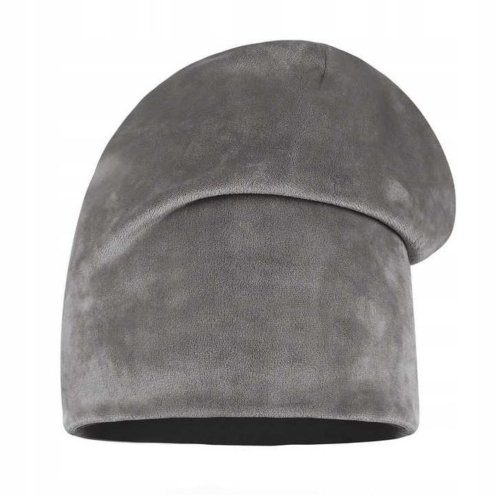 CZAPKA beanie z weluru MAJKA