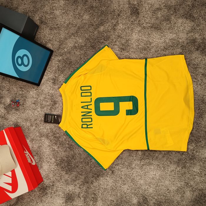 Koszulka piłkarska Ronaldo Nazario 9 Brazylia 2002