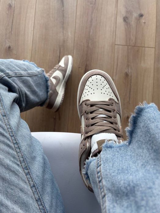 ФОТО РЕАЛ‼️ Жіночі кросівки Nike SB Dunk Low Sail Malt